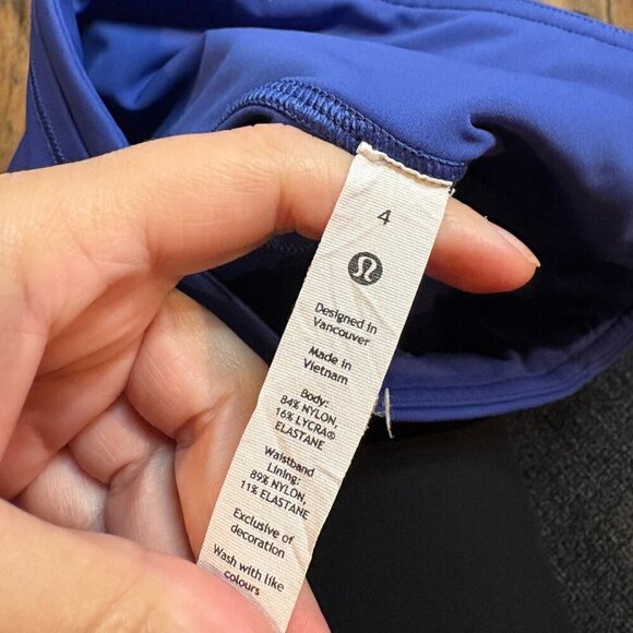 Lululemon Fast & Free 7/8 Tight II *Nulux 25" Psychic - Picture 7 of 7
